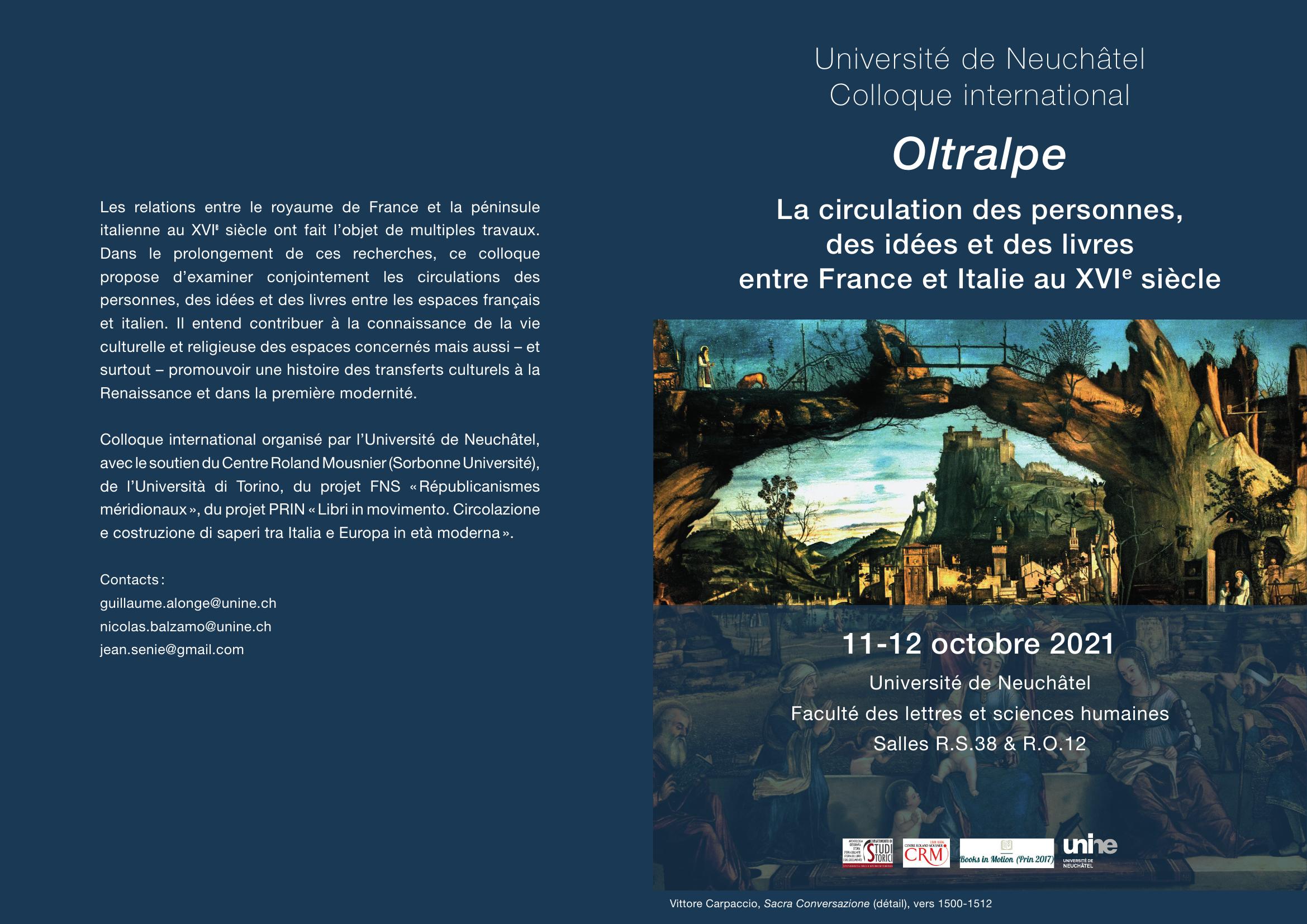 Neuchâtel conference poster 1